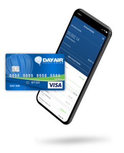 Day Air Debit Card and Mobile Banking Image