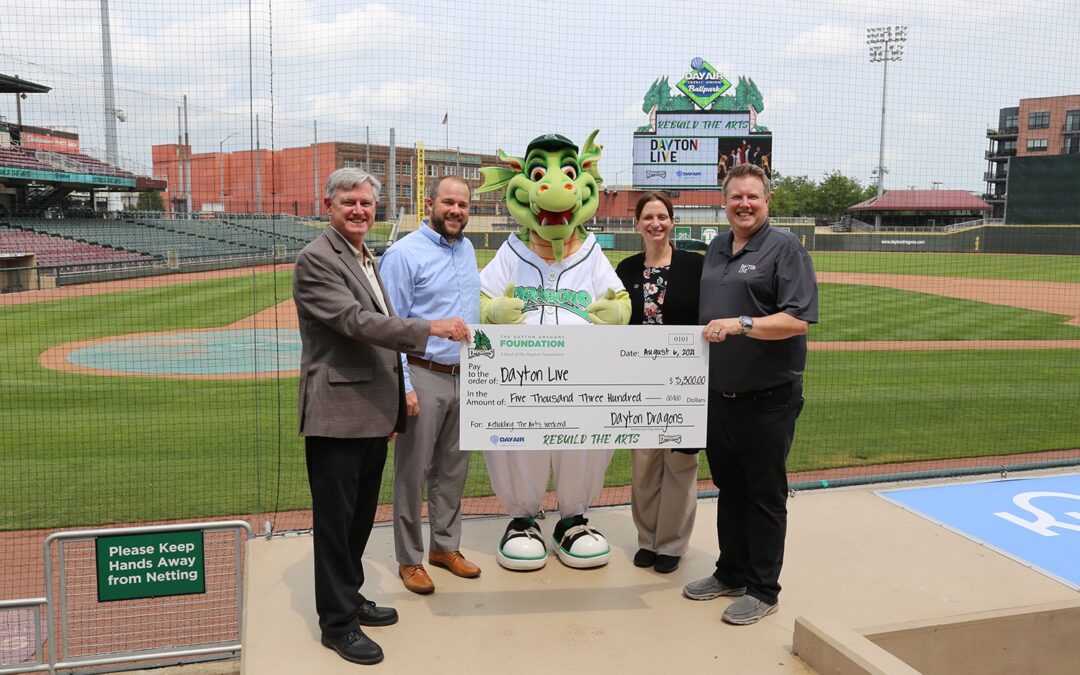 Day Air Credit Union Donates $5,300 to Dayton Live in Partnership with Dayton Dragons