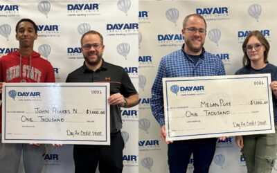 Day Air Credit Union Awards $1,000 Scholarships to Two Local High School Students at College Prep Night